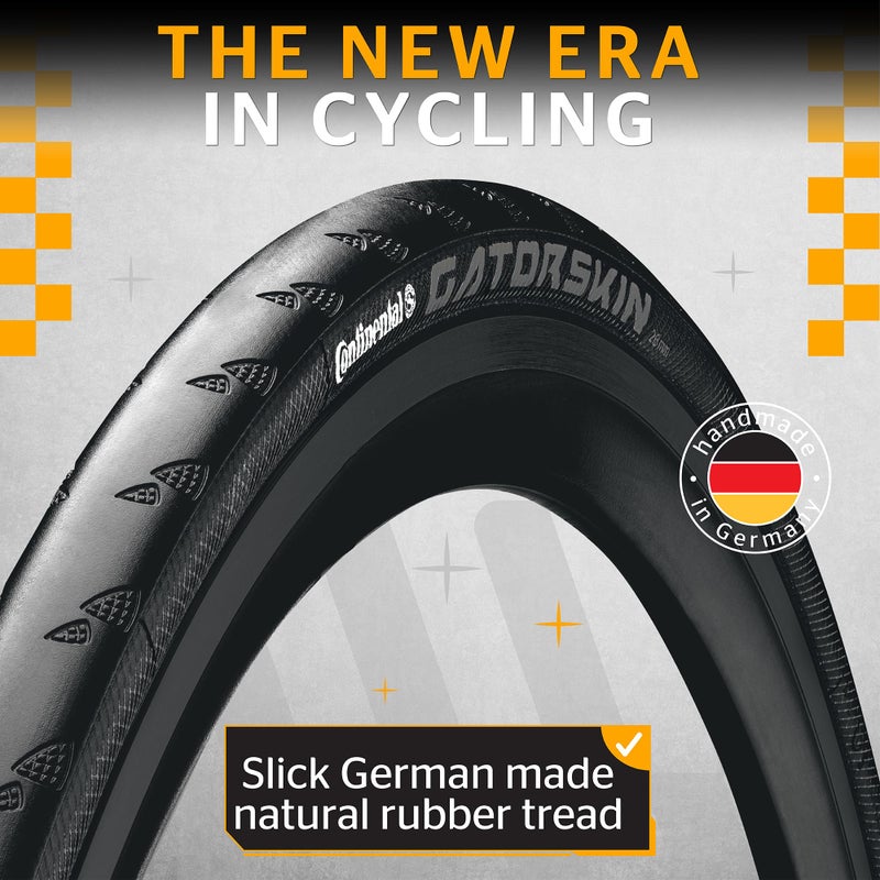 Continental Ultra Gatorskin Bicycle Tire (700x25, Folding, Black) - Image 4